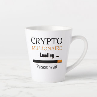 Crypto Millionaire Loading funny trading nft Latte Mug