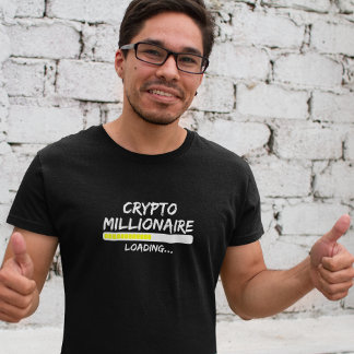 Crypto Millionaire Loading Keychain T-Shirt