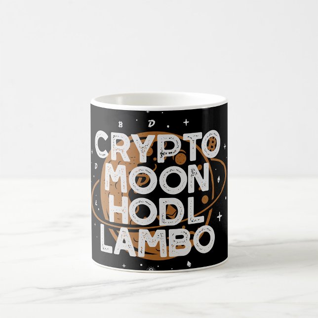 Crypto Moon HODL Lambo Coffee Mug (Creator Uploaded)