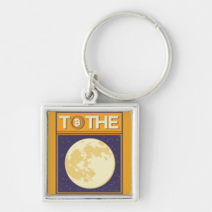 Crypto Moon Keychain