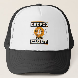 Crypto Over Clout™ Crown the Coin Not the Camera Trucker Hat