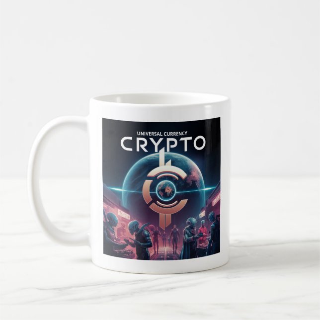 Crypto Planet Coffee Mug (Left)