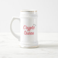 Crypto Queen Boss Lady Cryptocurrency Crown $ Mug
