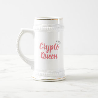 Crypto Queen Boss Lady Cryptocurrency Crown $ Mug