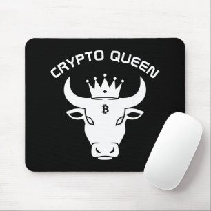 Crypto Queen Personalized  Mouse Pad
