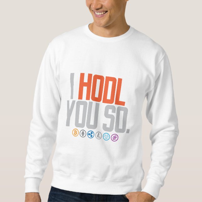 Crypto Revolution: Bold Statement T-shirt for Digi Sweatshirt (Front)