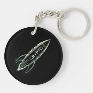 Crypto Rocket Keychain