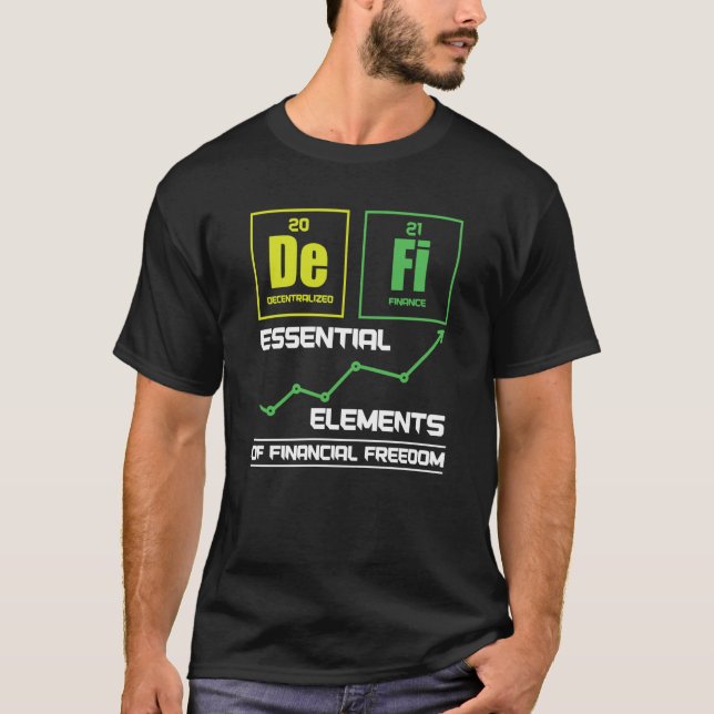 Crypto Trader Cryptocurrency Decentralized Finance T-Shirt (Front)