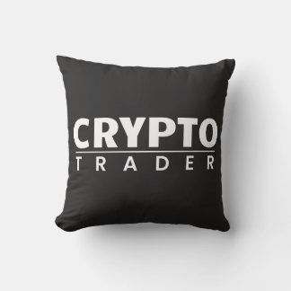 Crypto Trader - Cryptocurrency Trader Throw Pillow