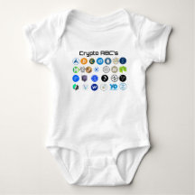 Cryptocurrency ABC's Baby Outfit