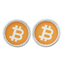 Cryptocurrency Bitcoin Cufflinks