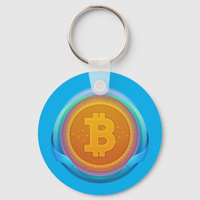 CRYPTOCURRENCY BITCOIN KEYCHAIN (Front)