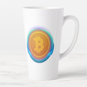 CRYPTOCURRENCY BITCOIN LATTE MUG