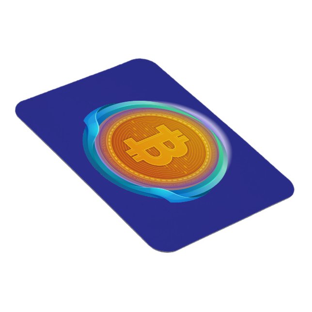 CRYPTOCURRENCY BITCOIN MAGNET (Right Side)