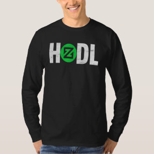 Cryptocurrency  For Men & Women Zilliqa Hodl Zil H T-Shirt