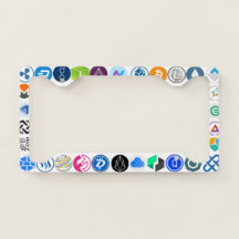 Cryptocurrency License Plate Holder