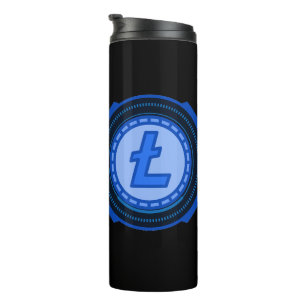 CRYPTOCURRENCY LITECOIN THERMAL TUMBLER