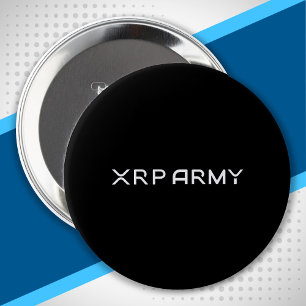 Cryptocurrency Meme XRP Army Quote Hodl Crypto 4 Inch Round Button
