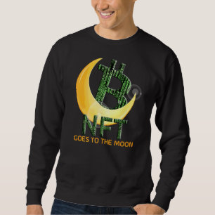 Cryptocurrency Nft Matrix Bit Code Goes To The Moo Sweatshirt