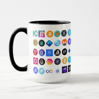 Cryptocurrency Rainbow Mug
