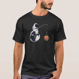 Cryptocurrency Talk BAT To The Moon Space Man HOD T-Shirt