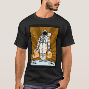 Cryptocurrency Talk  To The Moon CEL Celsius Space T-Shirt