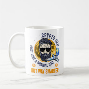 Cryptodad Crypto Dad Like A Regular Bitcoin Dad Coffee Mug