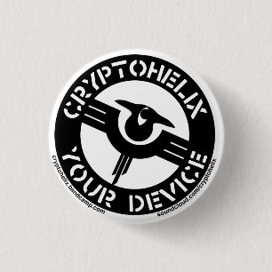 Cryptohelix - Your Device 1 Inch Round Button