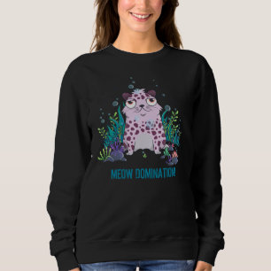 Cryptokitty gift for blockchain games enthusiasts sweatshirt