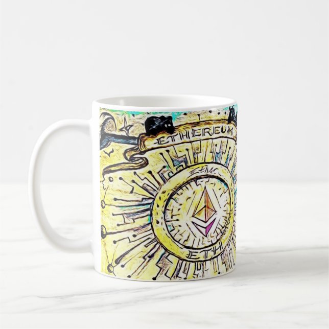 CryptoMagic Ethereum Coffee Mug (Left)