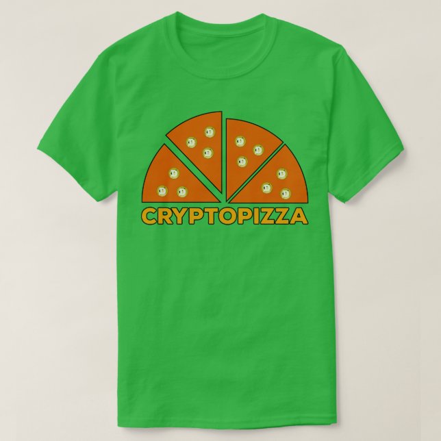 Cryptopizza Dogecoin T-Shirt (Design Front)