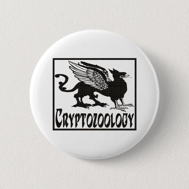 Cryptozoology 2 Inch Round Button (Front)