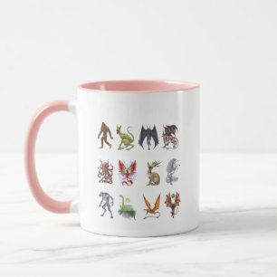 Cryptozoology Cryptid Creatures Mug