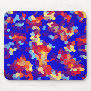 Crystal Abstract Pattern Mouse Pad