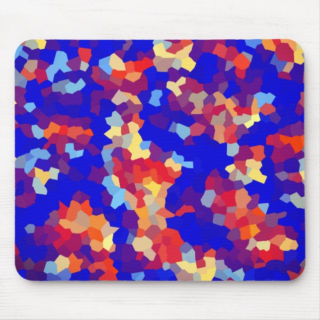 Crystal Abstract Pattern Mouse Pad (Front)