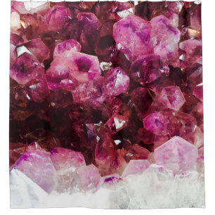 Crystal amethyst purple mineral