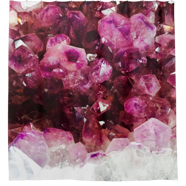 Crystal amethyst purple mineral (Front)
