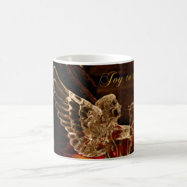 crystal angel  Joy to the World Coffee Mug (Center)