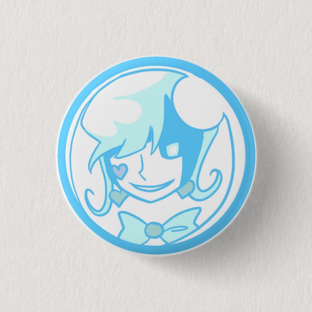 Crystal Ball 1 Inch Round Button (Front)
