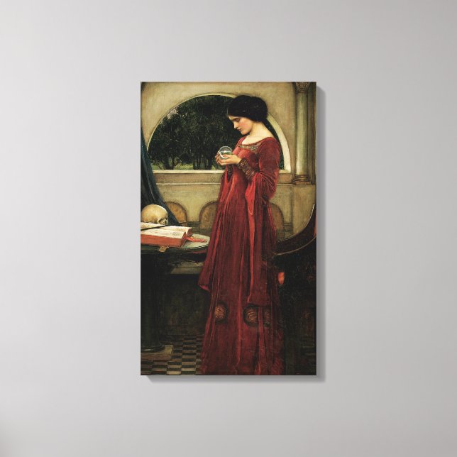 Crystal Ball by John William Waterhouse Canvas Print (Front)