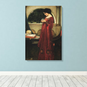 Crystal Ball by John William Waterhouse Canvas Print