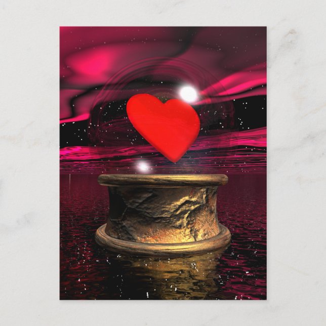 Crystal ball for love - 3D render Postcard (Front)