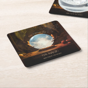Crystal Ball Halloween Party Coaster