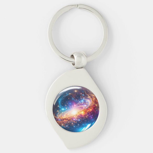 Crystal Ball - I See A Cosmic Event In Your Future Keychain (Front)