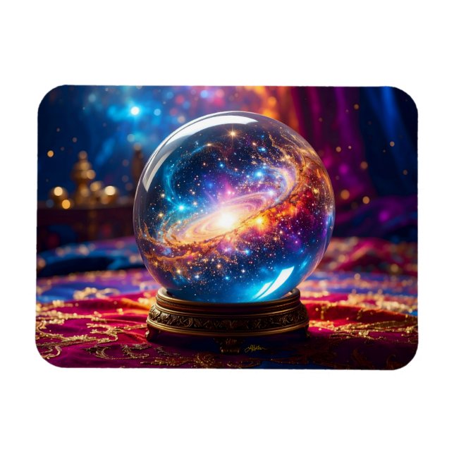 Crystal Ball - I See A Cosmic Event In Your Future Magnet (Horizontal)