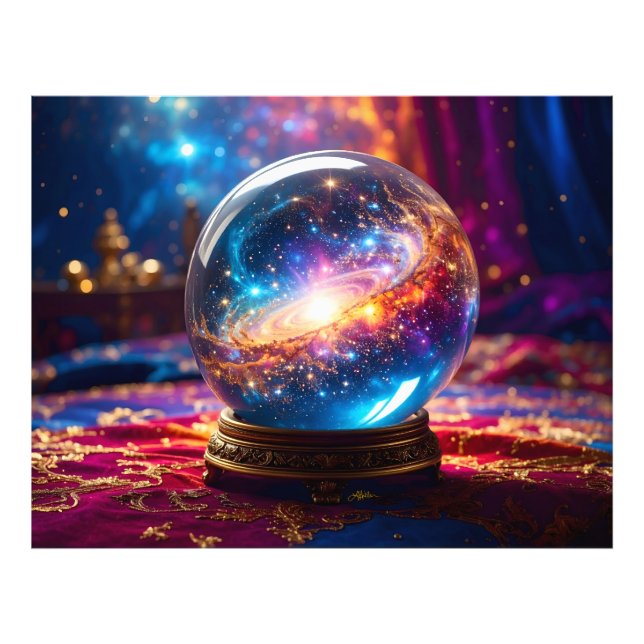 Crystal Ball - I See A Cosmic Event In Your Future Photo Print (Front)