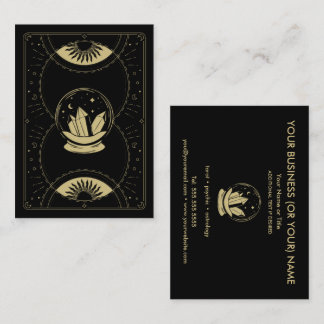 Crystal Ball Psychic Tarot Reader Carte de visite