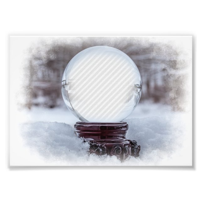 Crystal Ball Template Photo Print (Front)