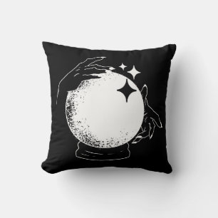 Crystal Ball Throw Pillow
