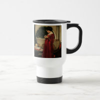Crystal Ball Woman Waterhouse Painting